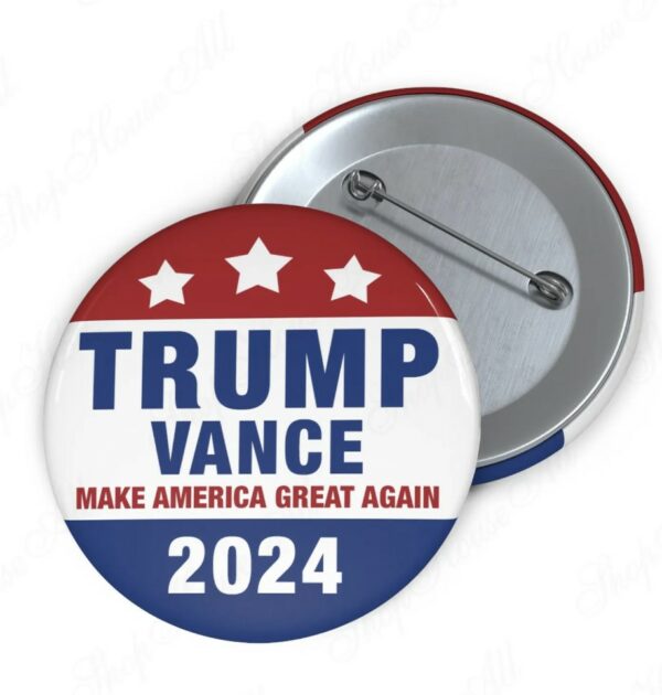 Trump Vance Make America Great Again Button