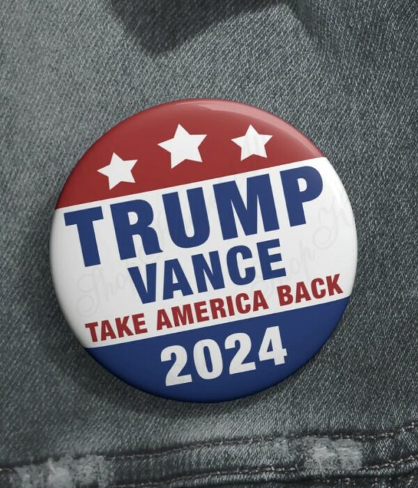 Trump Vance Make America Great Again Buttons