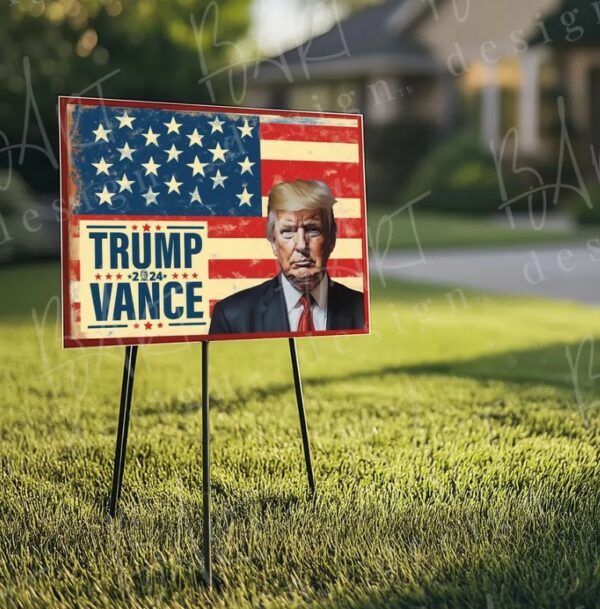 Trump Vance Yard Sign 2024 Election Support Sign Printable Trump Yard Sign Vance for Senate Sign Pro-Trump Yard SignDigital Download1