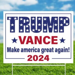 Trump Vance Yard Sign, Donald Trump, Trump 2024 Sign, Election 2024 Sign, Political Lawn Sign, Yard Decor, Republican Sign, Outdoor Sign 6 Trump Vance Yard Sign, Donald Trump, Trump 2024 Sign, Election 2024 Sign, Political Lawn Sign, Yard Decor, Republican Sign, Outdoor Sign2