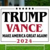 Trump Vance Yard Sign, Donald Trump Yard Sign, Trump Vance 2024, Outdoor Yard Sign, Election 2024 Sign, Support Trump, Political Lawn Sign