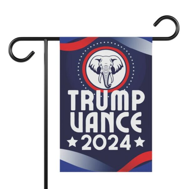 Trump Vance Yard Sign Double-Sided 12x18 Hanging Garden Flag, President Election Republican Outdoor Patriotic Decor, Trump Supporter Gifts2