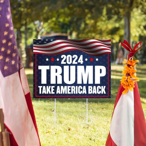 Trump Vance Yard Sign, Trump President Vance, Vice President 2024, Trump Yard Sign