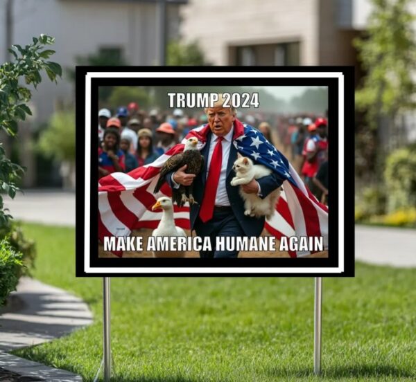 Trump Vance Yard Sign,Trump 2024,Make America Humane Again Yard Sign,Trump President,Vote President,Trump Yard Signs,Trump Vote Yard Sign