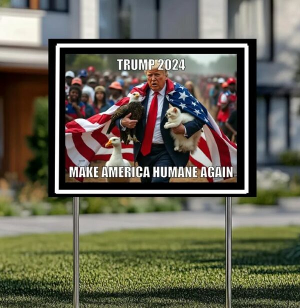 Trump Vance Yard Sign,Trump 2024,Make America Humane Again Yard Sign,Trump President,Vote President,Trump Yard Signs,Trump Vote Yard Sign1