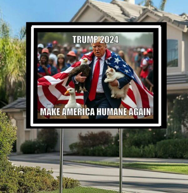 Trump Vance Yard Sign,Trump 2024,Make America Humane Again Yard Sign,Trump President,Vote President,Trump Yard Signs,Trump Vote Yard Sign2