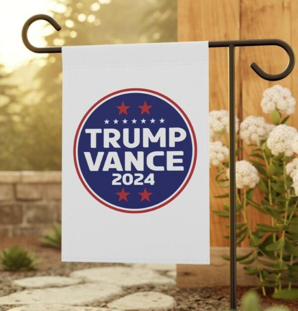 Trump Vance flag, Political Election, 2024, Vote Trump Vance Garden & House Banner