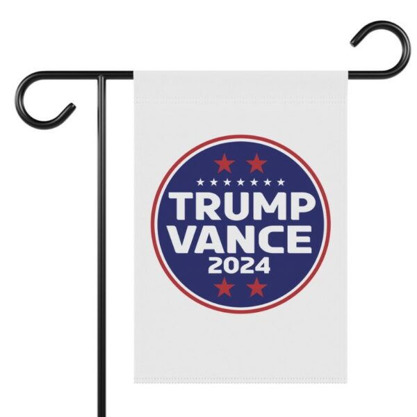 Trump Vance flag, Political Election, 2024, Vote Trump Vance Garden & House Banner1