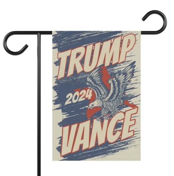 Trump garden flag Trump Vance flag Trump yard sign Republican yard flag MAGA 2024 Election flag Trump floral flag for yard Trump house flag2