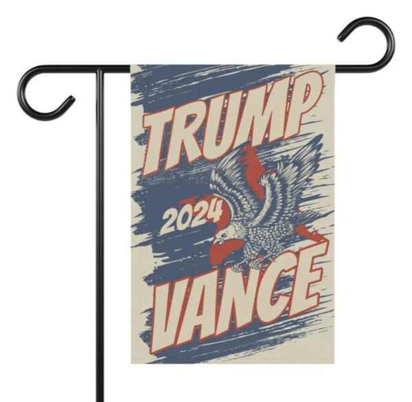 Trump garden flag Trump Vance flag Trump yard sign Republican yard flag MAGA 2024 Election flag Trump floral flag for yard Trump house flag2