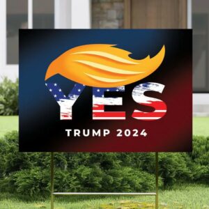 Yes Trump Vance 2024 Yard Sign - Coroplast American Flag Donald Trump For President 2024, Take America Back Yard Sign with Metal H-Stake 5 Yes Trump Vance 2024 Yard Sign - Coroplast American Flag Donald Trump For President 2024, Take America Back Yard Sign with Metal H-Stake2