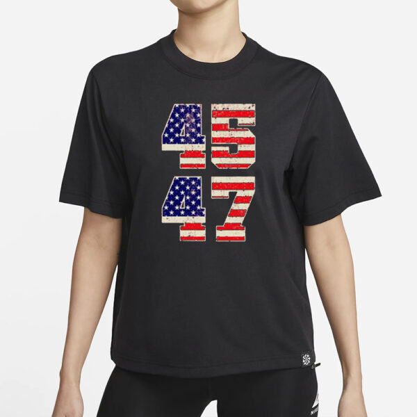 45 47 American Flag Trump Shirt1