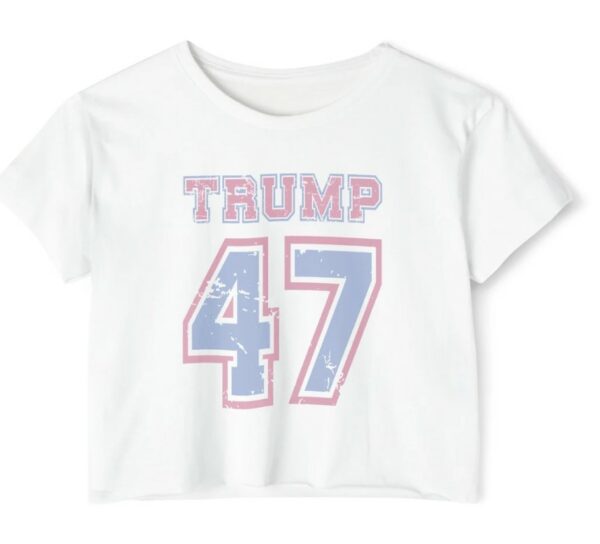 45 47 Trump Crop, Trump Vance 2024, Juniors Trump shirt, Women for Trump 2024, Women MAGA 2024, Trump shot fight, Support Trump CROP top3