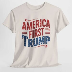 America First: Show Your Patriotism with Our Trump 2024 Shirt 5 America First Trump Shirt, Trump 2024 Shirt, Republican Gift, Patriotic Shirt, Unisex Tee1