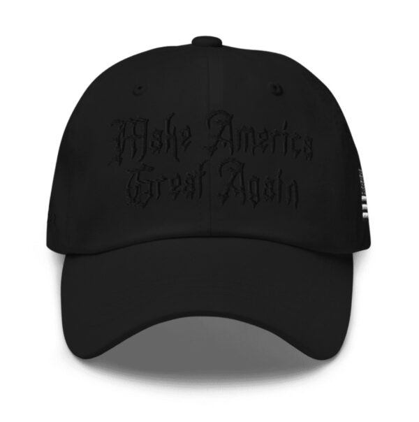 Black Dark Gothic MAGA Hats