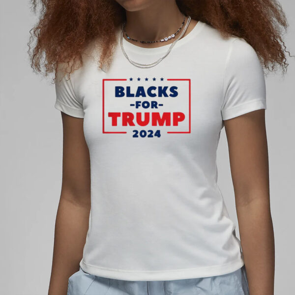 Blacks For Trump 2024 T-Shirts3