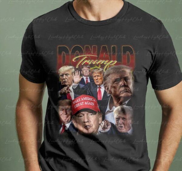 Bootleg 90s Trump Homage Shirt, Graphic Trump President Shirt, Felon Trump 90s Shirt, Convicted Trump Shirt, Pro-Trump Vintage Graphic Shirt3