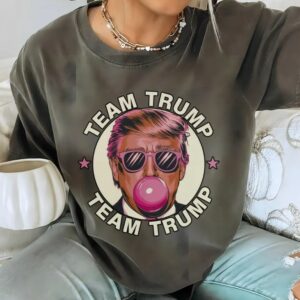 Bubble Gum Trump Shirt: Show Your Support in Comfort and Style 6 Bubble Gum Trump Shirt, Team Trump T-shirt, Comfort Colors T-shirt, Vote Trump Tee, Trump 2024, Size up for Oversized, Comfort Colors Tee2