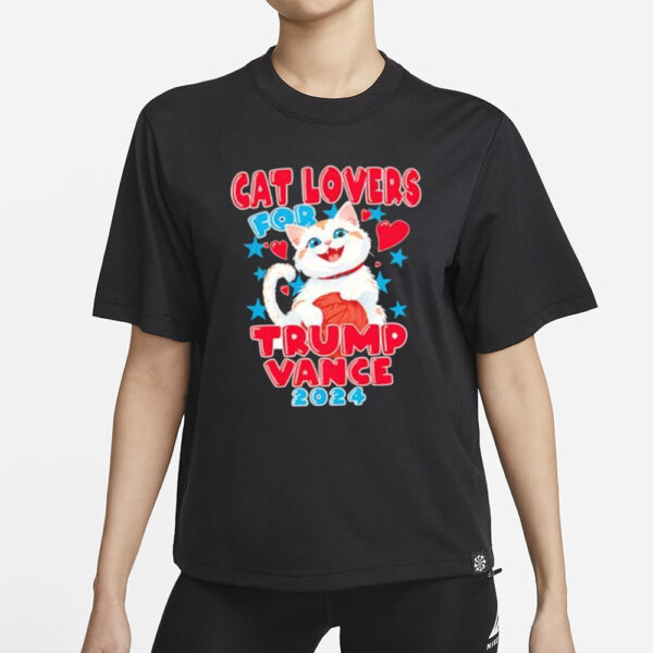 Cat Lovers For TRUMP VANCE 2024 fashion trends shirt1