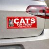 Cats For Trump Car Magnet, Make Pets Safe Again 2024 Magnet Sticker, Trump Vance Fridge Magnet, 2024 Presidential Election Debate Magnets