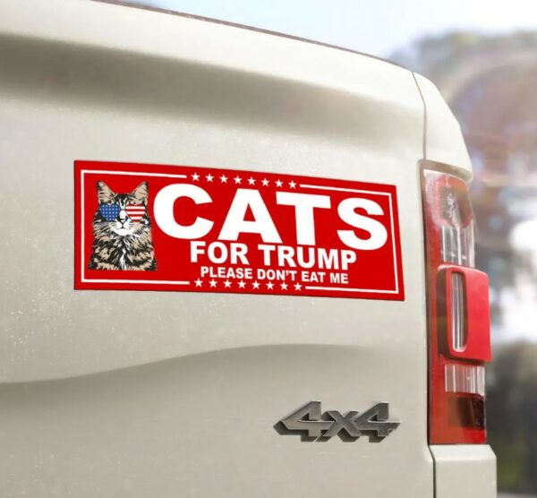 Cats For Trump Car Magnet, Make Pets Safe Again 2024 Magnet Sticker, Trump Vance Fridge Magnet, 2024 Presidential Election Debate Magnets2