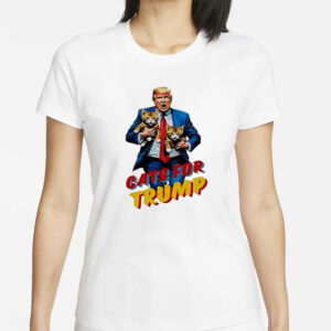Festive Feline Fashion: Cats for Trump Christmas T-shirts 5 Cats For Trump Christmas T-shirts1