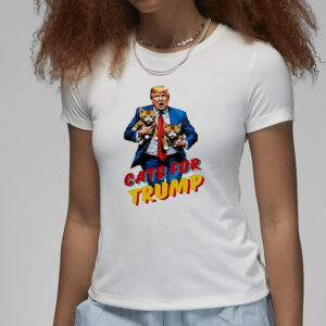 Festive Feline Fashion: Cats for Trump Christmas T-shirts 7 Cats For Trump Christmas T-shirts3
