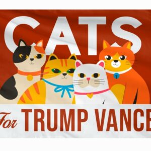 Cats For Trump Vance Flag, Trump Vance Kennedy Flag, Trump For President, Republican Flag, USA President Election 2024 Flag 3 Cats For Trump Vance Flag, Trump Vance Kennedy Flag, Trump For President, Republican Flag, USA President Election 2024 Flag1