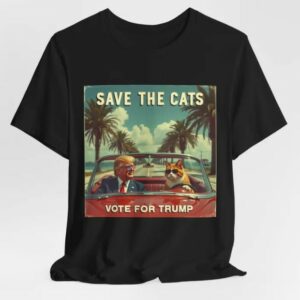 Cats for Trump: Show Your Republican Pride and Support for Trump 2024 5 Cats for Trump, Republican Shirt, Trump 2024 Shirt, Conservative Gift, Trump shirt, Patriotic Shirt, Save the Cats Vote for Trump1
