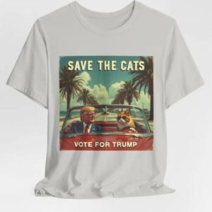 Cats for Trump: Show Your Republican Pride and Support for Trump 2024 7 Cats for Trump, Republican Shirt, Trump 2024 Shirt, Conservative Gift, Trump shirt, Patriotic Shirt, Save the Cats Vote for Trump3
