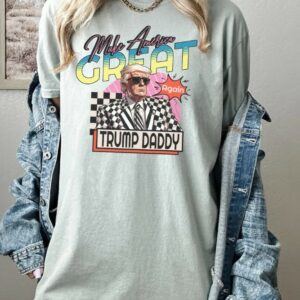 Patriotic Trump Tee: Show Your Support for America and Trump in Style 5 Comfort Colors Shirt, Checkered Trump Tee, Trump Daddy Tee, Make America Great Again Tee, Republican Tee, Trump Campaign Tee, Trump 2024 Tee1