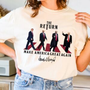 Comfort Colors The Return Make America Great Again-Trump Walking Shirt for Shirt and More, Trump Shirt Beetles Funny Trump Shirt, Trump 2024