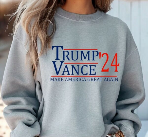 Comfort Colors® Donald Trump Sweater, Trump Vance 24 Sweatshirt, Trump 2024 Sweater, Support Trump Hoodie, President Trump, Republican Gift