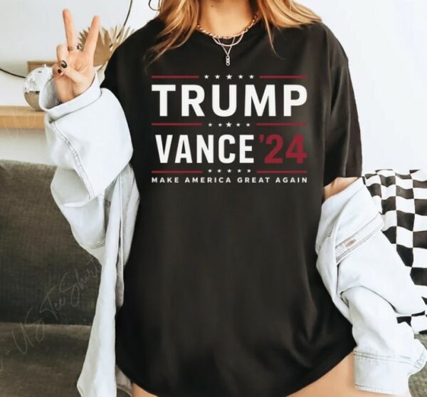 Comfort Colors® Trump 2024 Shirt, Trump Vance 24 Shirt, President Trump, JD Vance Shirt, Republican Shirt, Donald Trump, Trump Supporter Tee2