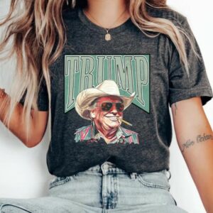 Cowboy Western Make America Great Again Donald Daddy Shirt: Trump 2024 Tee 5 Cowboy Western Make America Great Donald Daddy Shirt, Trump President Shirt, Donald Trump Funny Shirt, Trump 2024 Tee, Republican Gift Tee1