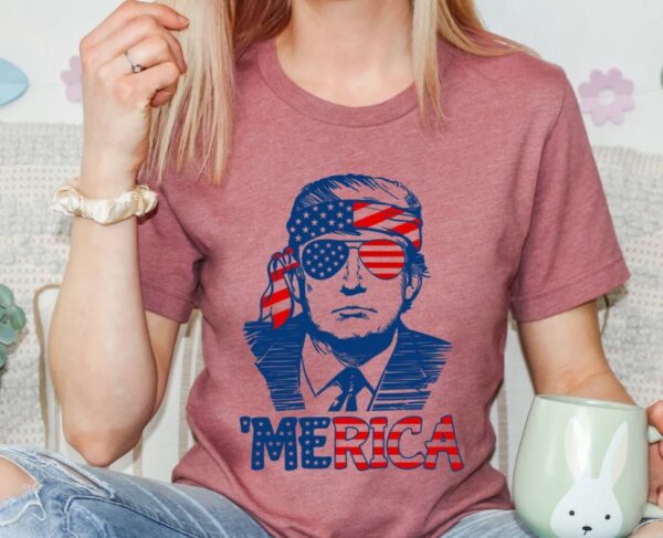 Custom 4th of July Shirt,Trump 'Merica Shirt,Trump Shirt,4th of July Shirt,American Shirt,4th of July party,Independence Day,Patriotic tee2