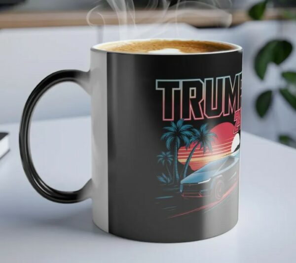 Cybertruck Trump 2024 Magic Mug, Funny Political Mug Gift, Texas Cyber Truck, Elon Musk Fan, American Mug, Patriotic Election Mug, Dad Gift1