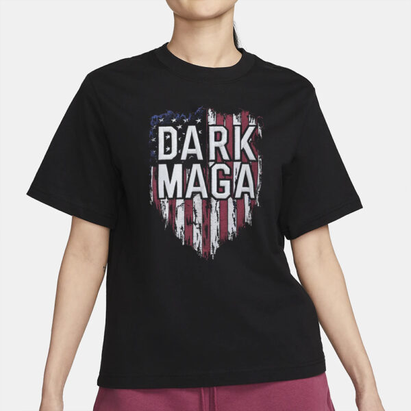 DARK MAGA Election 2024 Unisex Cotton Shirt, Trump 2024 T-shirt2