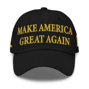 DARK MAGA - GOLD MAGA HAT: Show Your Patriotism with Style 9 DARK MAGA - GOLD MAGA HAT US