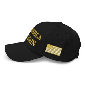 DARK MAGA - GOLD MAGA HAT: Show Your Patriotism with Style 12 DARK MAGA - GOLD MAGA HATS