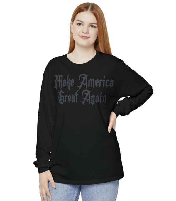 Dark Gothic MAGA Long Sleeve Shirt US