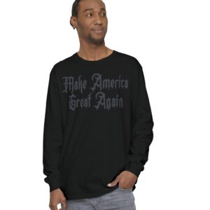 Unleash Your Dark Gothic Patriotism: MAGA Long Sleeve Shirt 7 Dark Gothic MAGA Long Sleeve Shirts