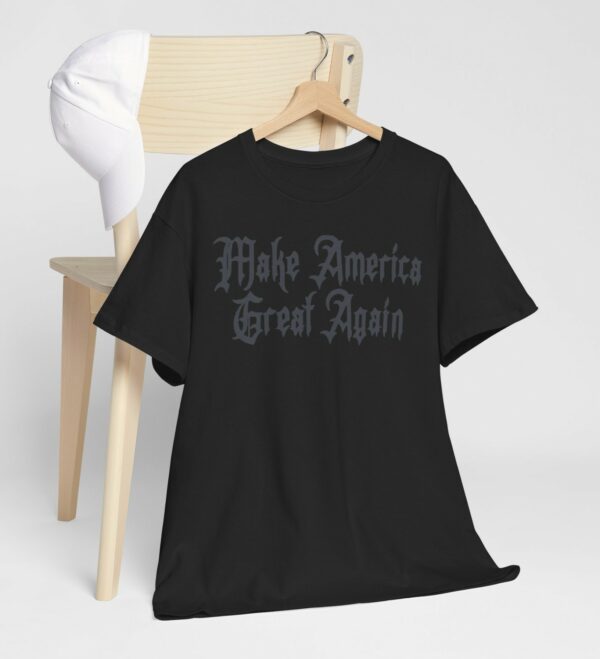 Unleash Your Dark Gothic Patriotism: MAGA Unisex T-Shirt - Image 4