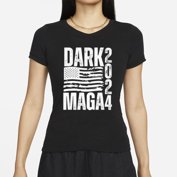 Dark Maga 2024 Trump Elon Musk Black T-Shirts