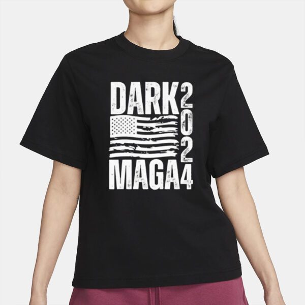 Dark Maga 2024 Trump Elon Musk Black T-Shirts2