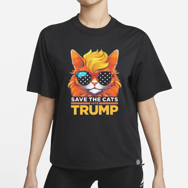 Design Save The Cats Vote Trump Shirt1