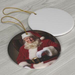 Donald Trump Christmas Ornament: Festive Holiday Decor for MAGA Supporters 4 Donald Trump Christmas Ornament Acrylic with Ribbon Trump 2024 Christmas Gift Donald Trump Santa Secret Santa Gift MAGA1