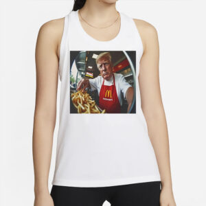 Donald Trump Makes Fries at McDonald's: The Ultimate Patriotic T-Shirt 6 Donald Trump Makes Fries At Mcdonald’S T-Shirt2