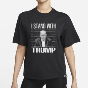 Show Your Support: Donald Trump Mugshot Shirt for Women 4 Donald Trump Mugshot Shirt, I Stand With Trump Womens Tank Top1