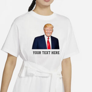 Donald Trump Shirts Mugshot Tee Personalized with Your Text Trump Customized Tee Trump Mug Shot